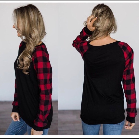 NEW Red Buffalo Plaid LongSleeve Shirt - Picture 4 of 11